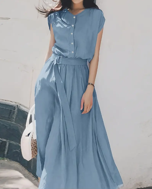 Elegant French Midi Dress