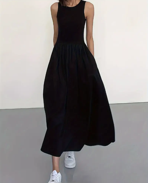 Daerling Sleeveless Long Midi Skirt